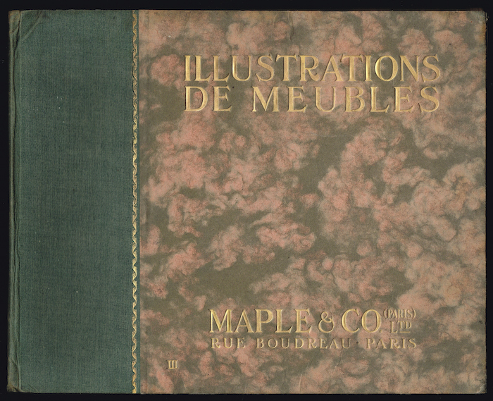 ILLUSTRATIONS DE MEUBLES III- Maple & Co. Paris